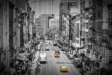 NEW YORK CITY Chinatown - colorkey