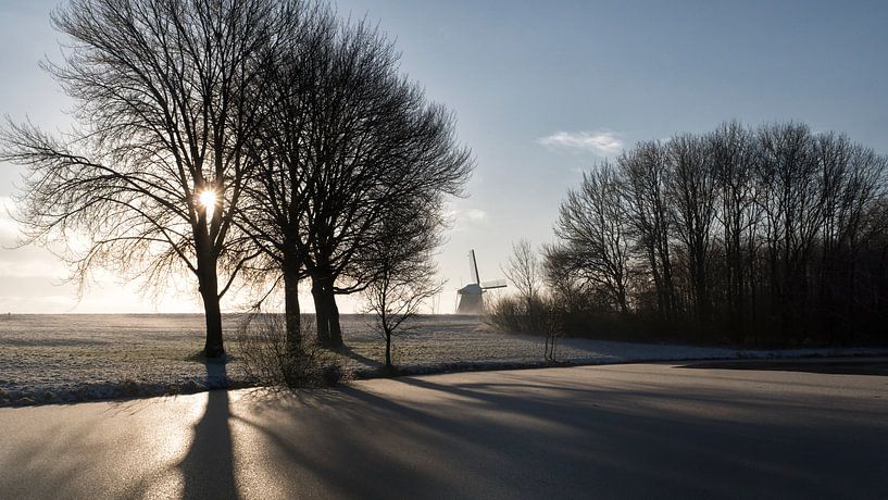 Winterochtend 2 van Laurens Morel