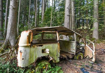 Abandonned car 1 by Nancy Lamers