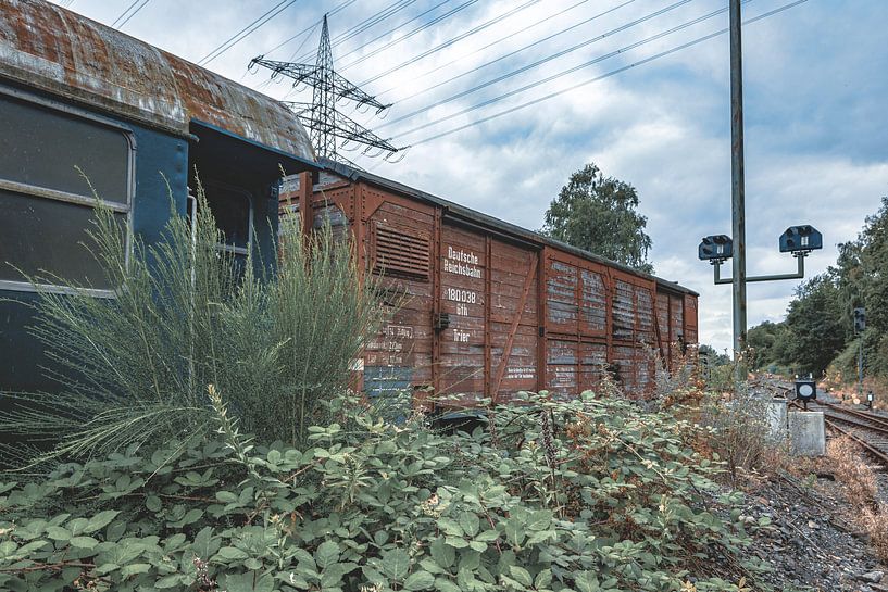 Railroad classic car by Johnny Flash