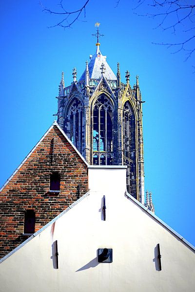 Verscholen lantaarn van de Domtoren. by Margreet van Beusichem