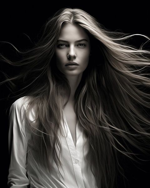 Portret van een vrouw van fernlichtsicht
