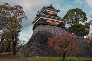 Einer der Mauertürme der Kumamoto-Burg