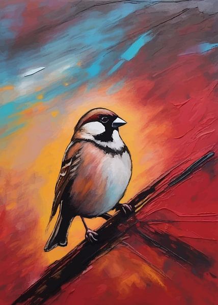 Eurasian Sparrow by MIROKKU