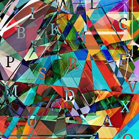 Alphabet in lustigen Farben von Susanne Seidel