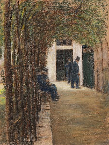 Old man's house in Amsterdam, Max Liebermann by Masterful Masters