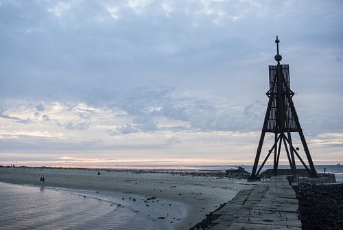 Kugelbake in the evening light