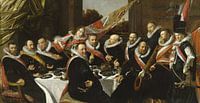 Banquet des officiers de la Garde Civique de St George, Frans Hals par Des maîtres magistraux Aperçu