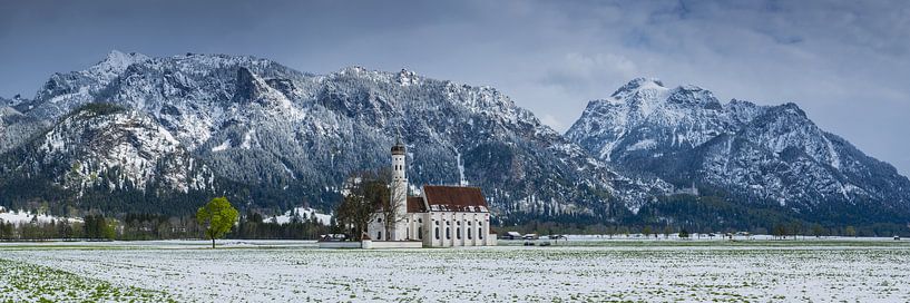 Église baroque Sankt Coloman par Walter G. Allgöwer
