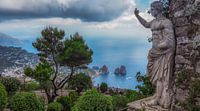 Overlooking this beautiful Italian island
