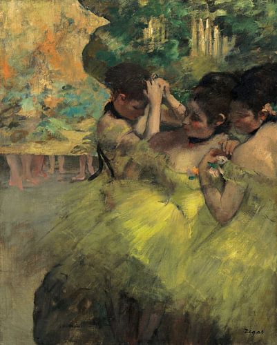 Edgar Degas,Yellow Dancers, In the Wings