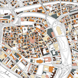 Map of Arnhem by Stef van Campen