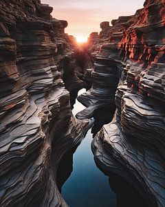 Sonnenaufgang am Canyon