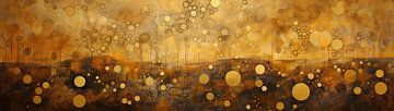 Landscape in Gold by Abstract Painting