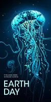 STK205519S-Earth Day Poster, the cosmic depths.