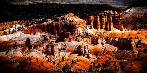 Panorama Schaduwspel Bryce Canyon National Park