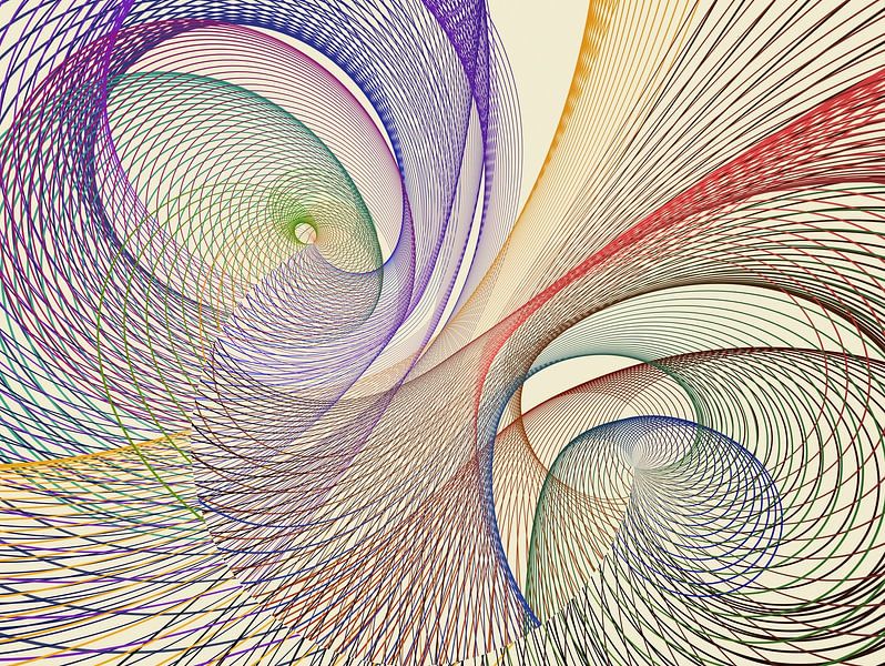 Abstracte samenstelling 701 van Angel Estevez