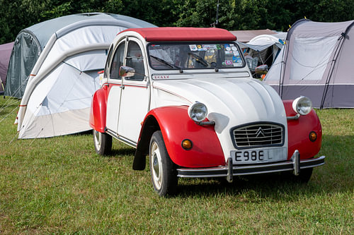 Camping with the 2CV