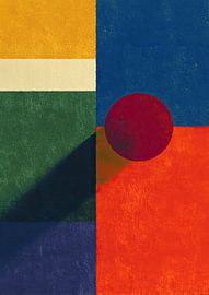 Abstrakte Geometrische Komposition von Niklas Maximilian