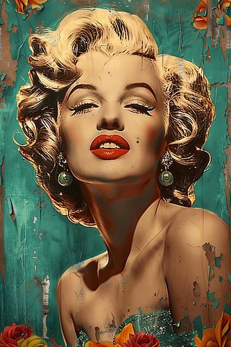 Glamour girl retro look