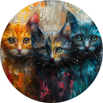 Katten Schilderij | Schilderij Katten | Kat Schilderij