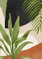 Abstrakte Kunst Tropical Leaf 11