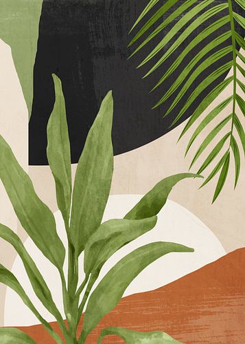 Abstrakte Kunst Tropical Leaf 11