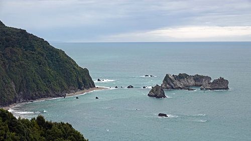 Knights Point à mer du Tasman, Nouvelle Zélande