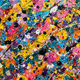 Inspiré par Jackson Pollock sur Harry Hadders Design