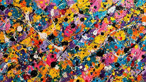 Inspiriert von Jackson Pollock von Harry Hadders Design