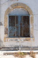 vintage raam met boog