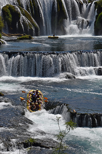 rafts at Štrbački buk 2