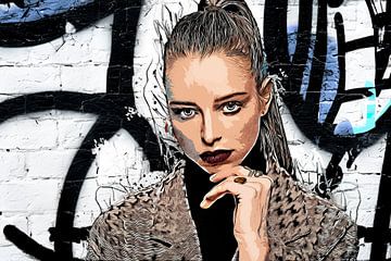 Graffiti Girl by Tilo Grellmann