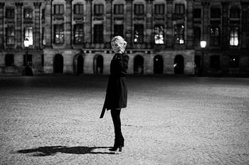 Paleis op de Dam by night