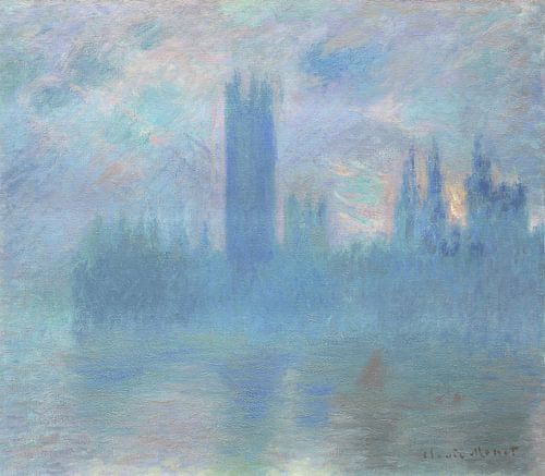 Londen, parlementsgebouwen, Claude Monet