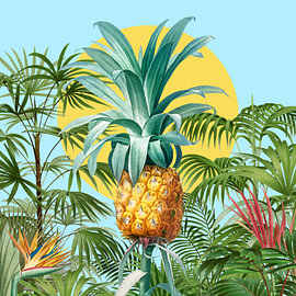 Tropical Art - Pineapple Included
