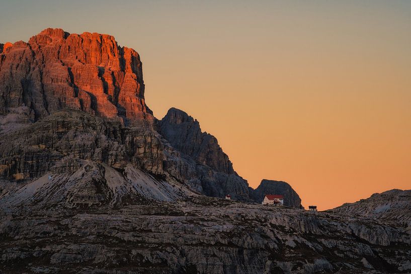 Dolomites rougeoyantes par Martin Podt