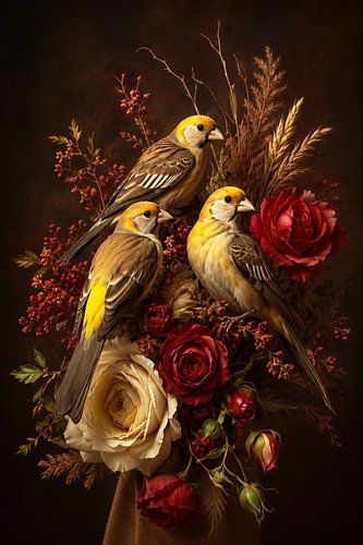 A Floral Trio Finds Connection