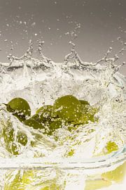 Grapes fall into the water 3