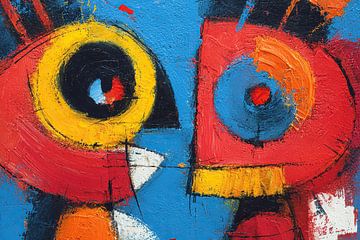 Colourful Faces by ARTEO Paintings