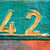 The number 42 by Frans Blok