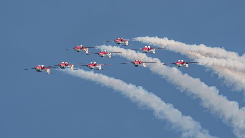 Les Snowbirds des Forces armées canadiennes. par Jaap van den Berg