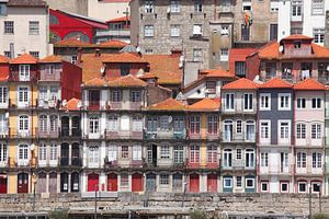 Vue de la vieille ville de Ribeira, Porto, quartier de Porto, Portugal, Europe