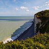 La majestueuse Côte d'Albâtre : les falaises blanches de Normandie sur Gottfried Carls