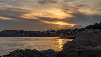 Sunset from the rocks at Castell de Moraira
