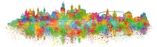 Maastricht skyline composition