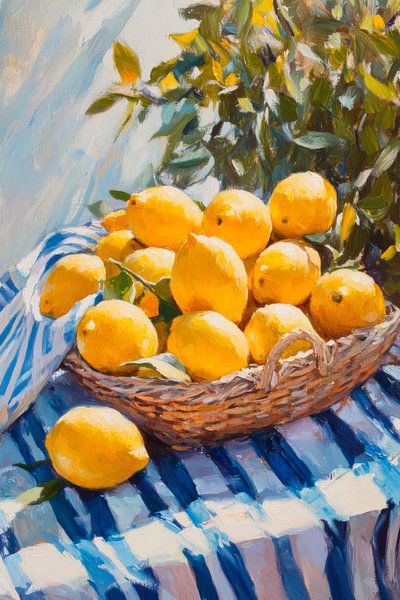 Lemon basket by Poster Art Shop