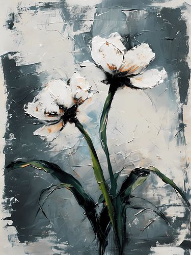 Mistige berg eenzaamheid