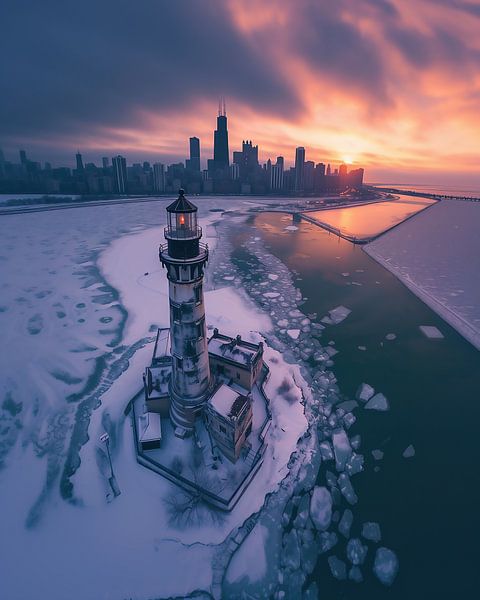 Abendstimmung am Leuchtfeuer von fernlichtsicht