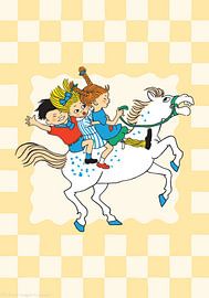 Pippi Langstrumpf reitet by Thomas burnet